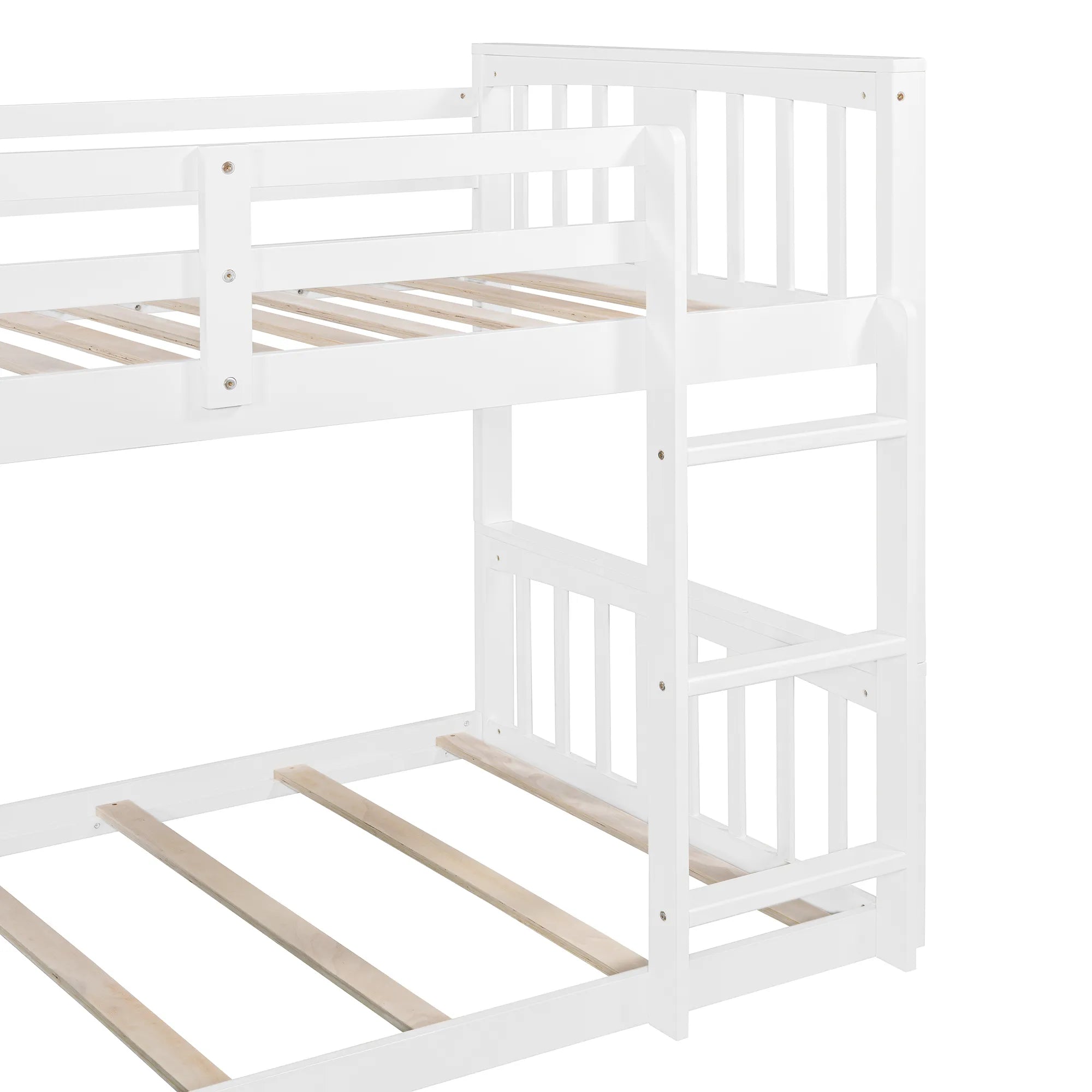 Bellemave® Twin Size Bunk Bed with Slide and Ladder - Bellemave