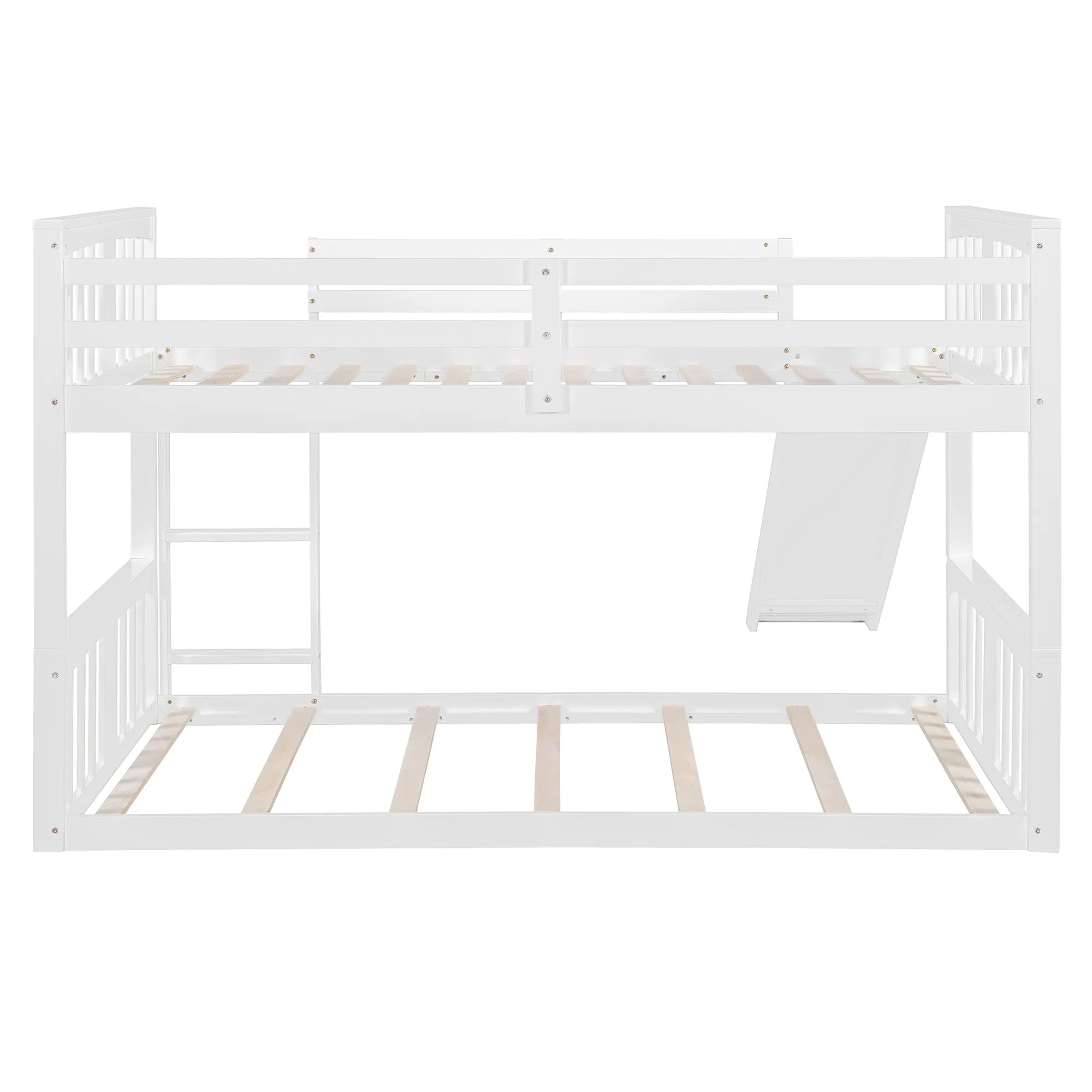 Bellemave® Twin Size Bunk Bed with Slide and Ladder - Bellemave