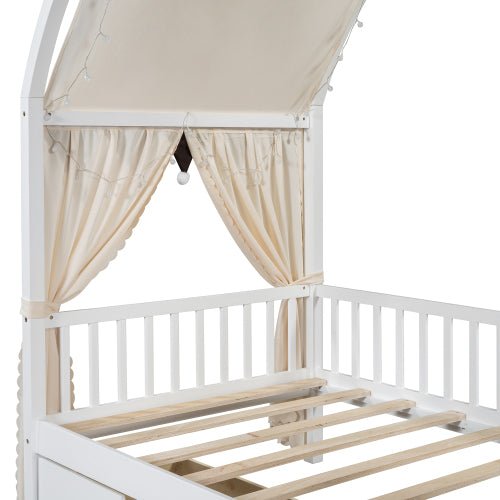 Bellemave® Twin Size Daybed with Arched Roof and 2 Drawers - Bellemave