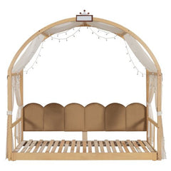 Bellemave® Twin Size Daybed With Arched Roof and Pull - Out Bed - Bellemave