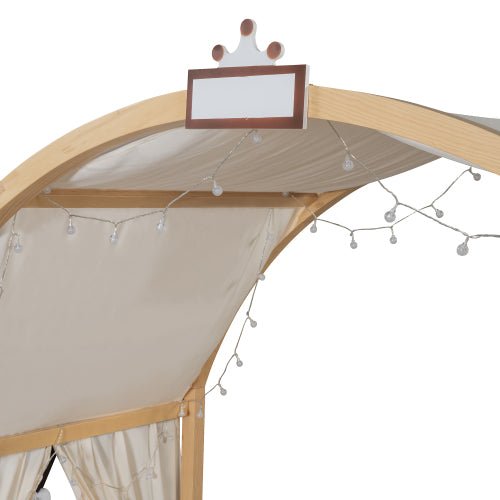Bellemave® Twin Size Daybed With Arched Roof and Pull - Out Bed - Bellemave