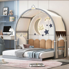 Bellemave® Twin Size Daybed With Arched Roof and Pull - Out Bed - Bellemave