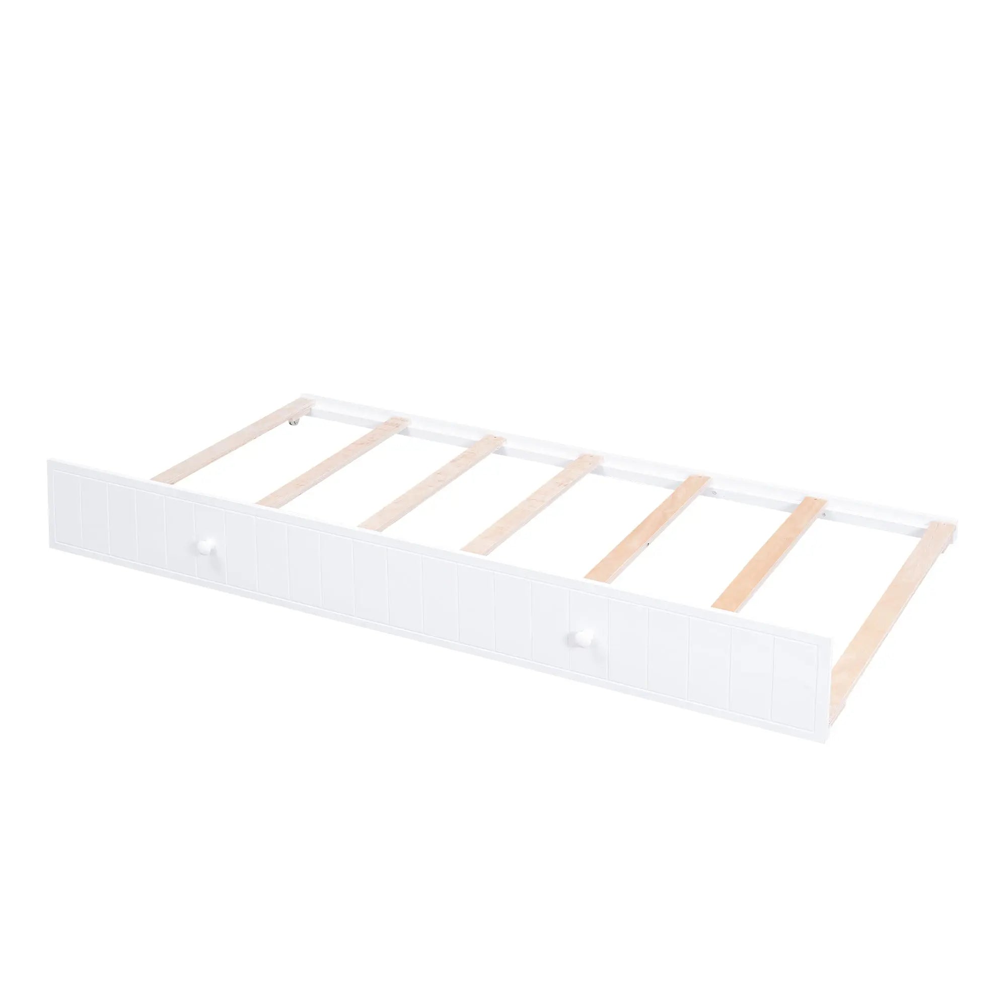 Bellemave® Twin Size Daybed with Storage Arms, Trundle and Charging Station - Bellemave