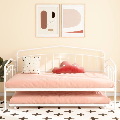 Bellemave® Twin Size Daybed with Twin Size Trundle Bed - Bellemave