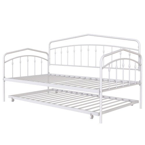 Bellemave® Twin Size Daybed with Twin Size Trundle Bed - Bellemave