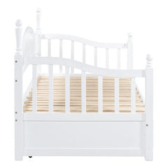 Bellemave® Twin Size Daybed with Twin Size Trundle Bed and Two Storage Drawers - Bellemave