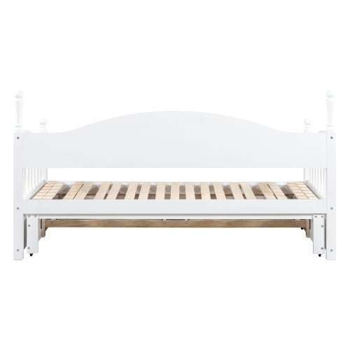 Bellemave® Twin Size Daybed with Twin Size Trundle Bed and Two Storage Drawers - Bellemave