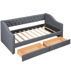 Bellemave® Twin Size Daybed with Two Drawers - Bellemave