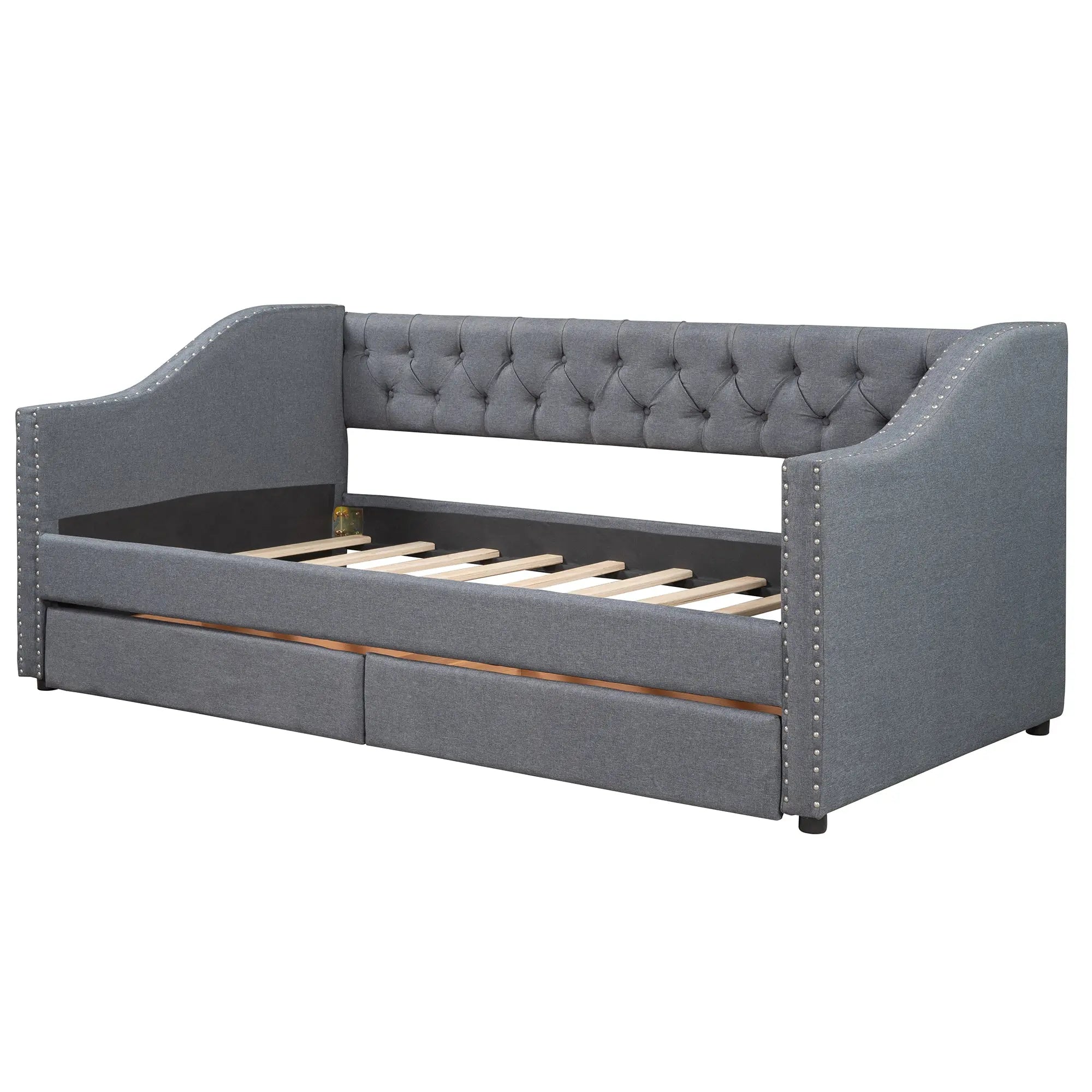 Bellemave® Twin Size Daybed with Two Drawers - Bellemave
