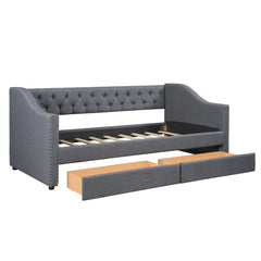 Bellemave® Twin Size Daybed with Two Drawers - Bellemave