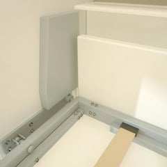 Bellemave® Twin Size Horizontal Murphy Bed with Shelf Storage and New Style Gas Struts - Bellemave