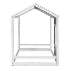 Bellemave® Twin Size House Bed with Roof and Window - Bellemave