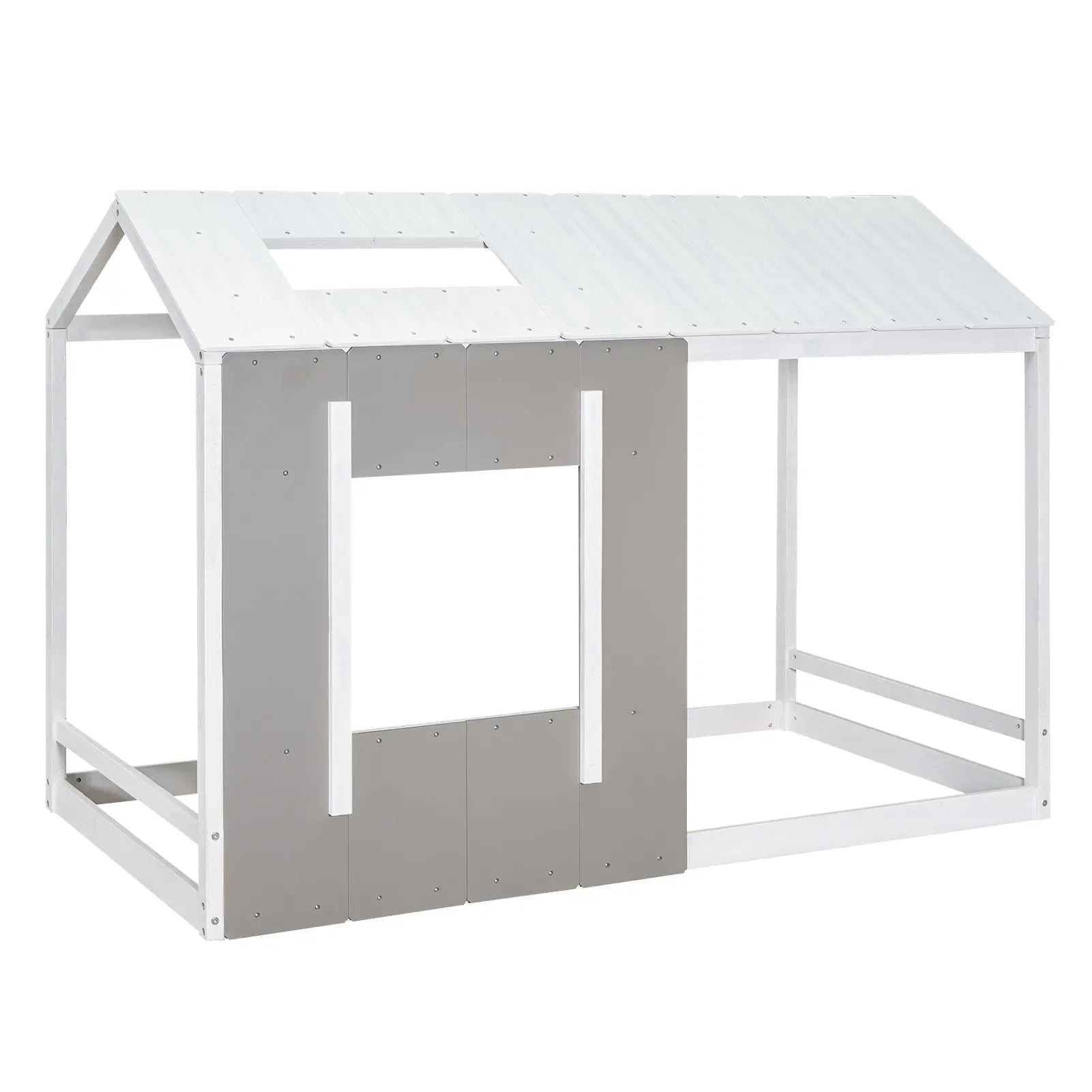 Bellemave® Twin Size House Bed with Roof and Window - Bellemave