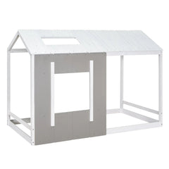 Bellemave® Twin Size House Bed with Roof and Window - Bellemave