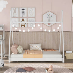 Bellemave® Twin Size House Bed with Triangle Tructure - Bellemave