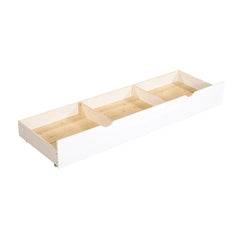 Bellemave® Twin Size L - Shaped Bunk Bed with Drawers - Bellemave