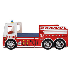 Bellemave® Twin Size Little Heroes Fire Truck Bed - Bellemave