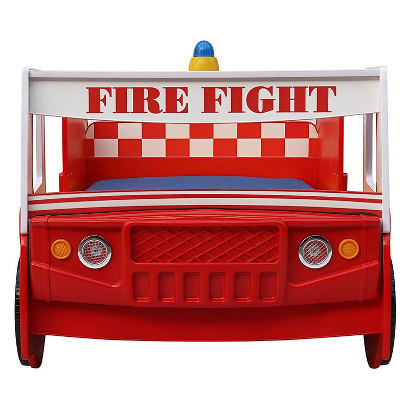 Bellemave® Twin Size Little Heroes Fire Truck Bed - Bellemave