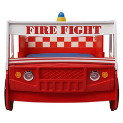 Bellemave® Twin Size Little Heroes Fire Truck Bed - Bellemave