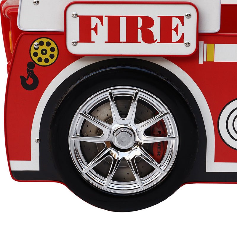 Bellemave® Twin Size Little Heroes Fire Truck Bed - Bellemave