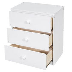 Bellemave® Twin Size Loft Bed with Desk, Blackboard and Storage Box, Shelf and 3 Drawers - Bellemave