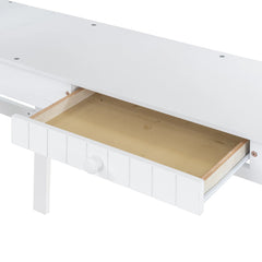 Bellemave® Twin Size Loft Bed with Drawers, Cabinet, Shelves and Desk - Bellemave