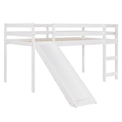 Bellemave® Twin Size Loft Bed with Slide - Bellemave