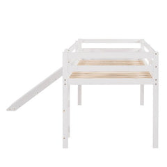 Bellemave® Twin Size Loft Bed with Slide - Bellemave