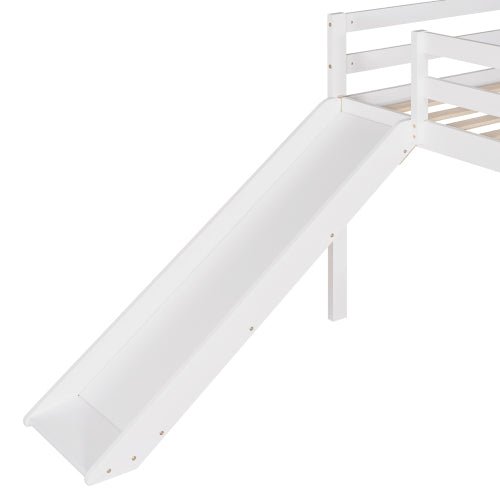 Bellemave® Twin Size Loft Bed with Slide - Bellemave