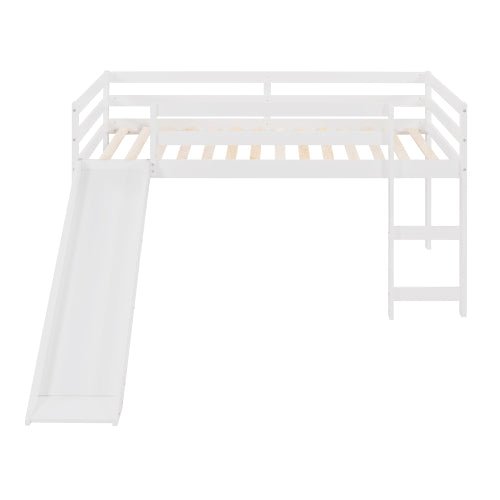 Bellemave® Twin Size Loft Bed with Slide - Bellemave
