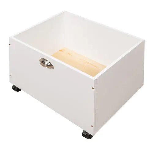 Bellemave® Twin Size Low Loft Bed with 2 Storage Boxes - Bellemave