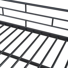Bellemave® Twin Size Low Loft Bed with Storage Stairs - Bellemave