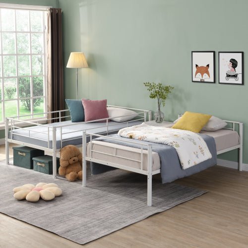 Bellemave® Twin Size Metal Bunk Bed - Bellemave