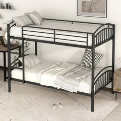 Bellemave® Twin Size Metal Bunk Bed - Bellemave