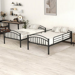 Bellemave® Twin Size Metal Bunk Bed - Bellemave