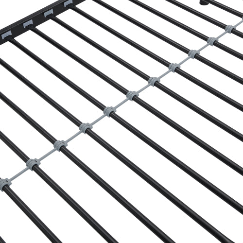 Bellemave® Twin Size Metal Bunk Bed with Trundle Bed - Bellemave