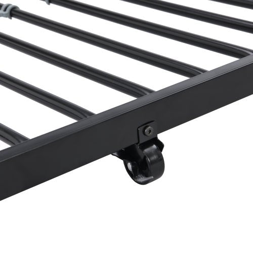 Bellemave® Twin Size Metal Bunk Bed with Trundle Bed - Bellemave