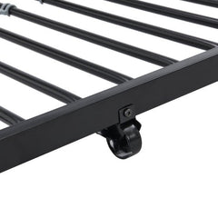 Bellemave® Twin Size Metal Bunk Bed with Trundle Bed - Bellemave