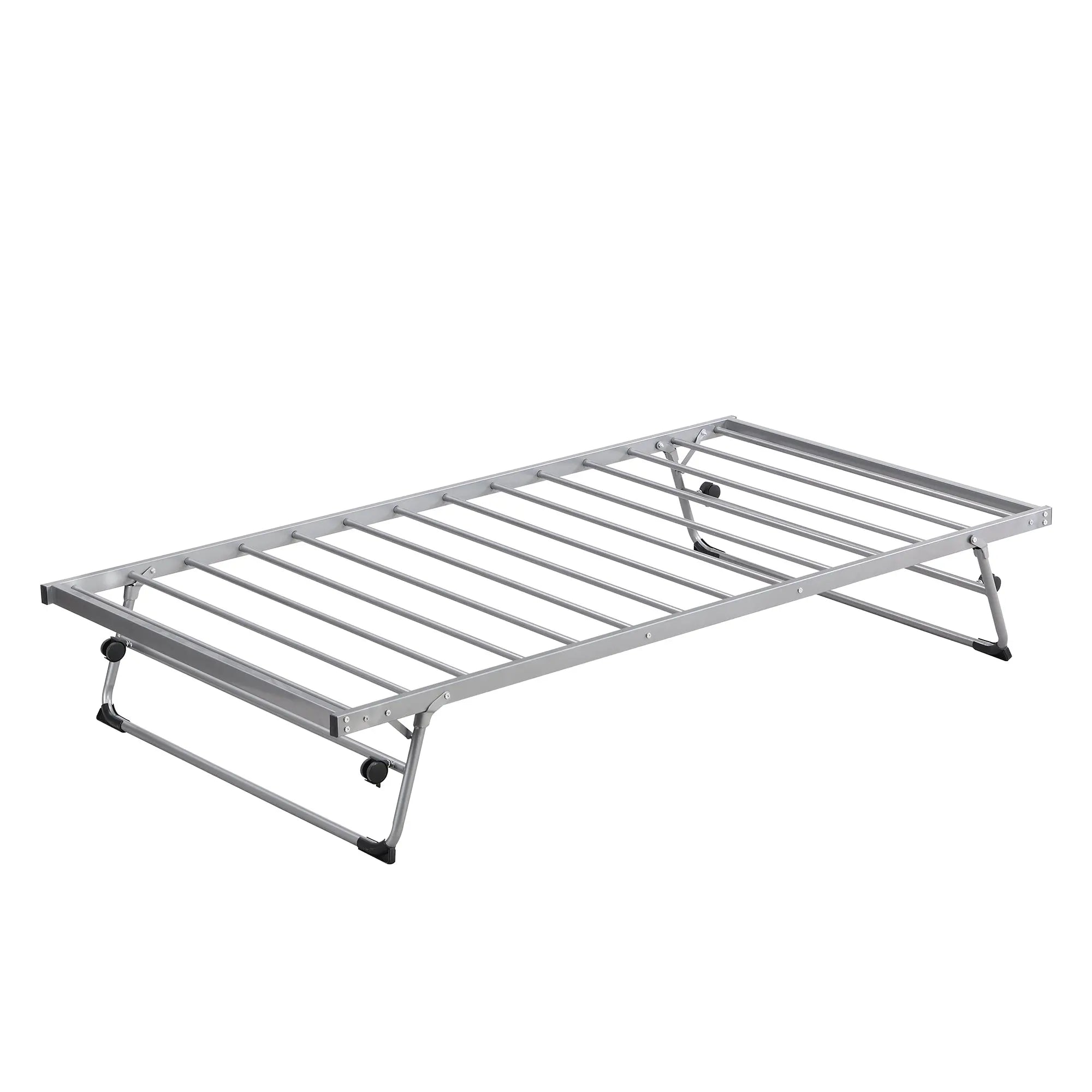 Bellemave® Twin Size Metal Daybed with Adjustable Trundle - Bellemave