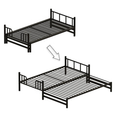 Bellemave® Twin Size Metal Pull - Out Bunk Bed - Bellemave