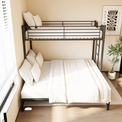 Bellemave® Twin Size Metal Pull - Out Bunk Bed - Bellemave
