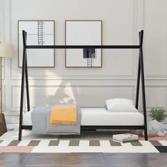Bellemave® Twin Size Metal Tent Bed with Slat - Bellemave