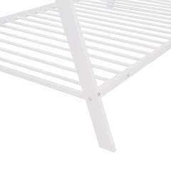 Bellemave® Twin Size Metal Tent Bed with Slat - Bellemave