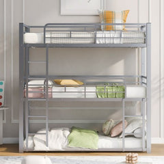 Bellemave® Twin Size Metal Triple Bunk Bed - Bellemave