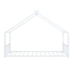 Bellemave® Twin Size Montessori Metal House Bed - Bellemave