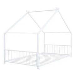 Bellemave® Twin Size Montessori Metal House Bed - Bellemave