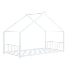 Bellemave® Twin Size Montessori Metal House Bed - Bellemave