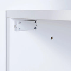 Bellemave® Twin Size Murphy Bed with Open Shelves and Storage Drawers,Built - in Wardrobe and Table - Bellemave
