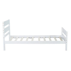 Bellemave® Twin Size Platform Bed with Headboard and Footboard - Bellemave
