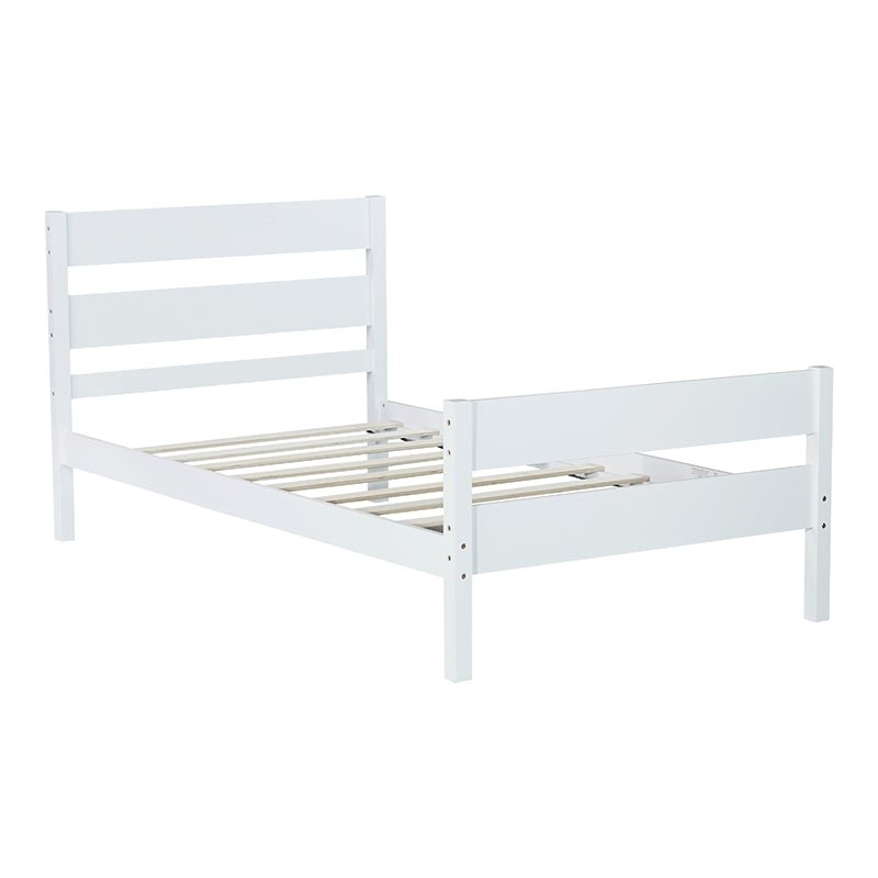 Bellemave® Twin Size Platform Bed with Headboard and Footboard - Bellemave